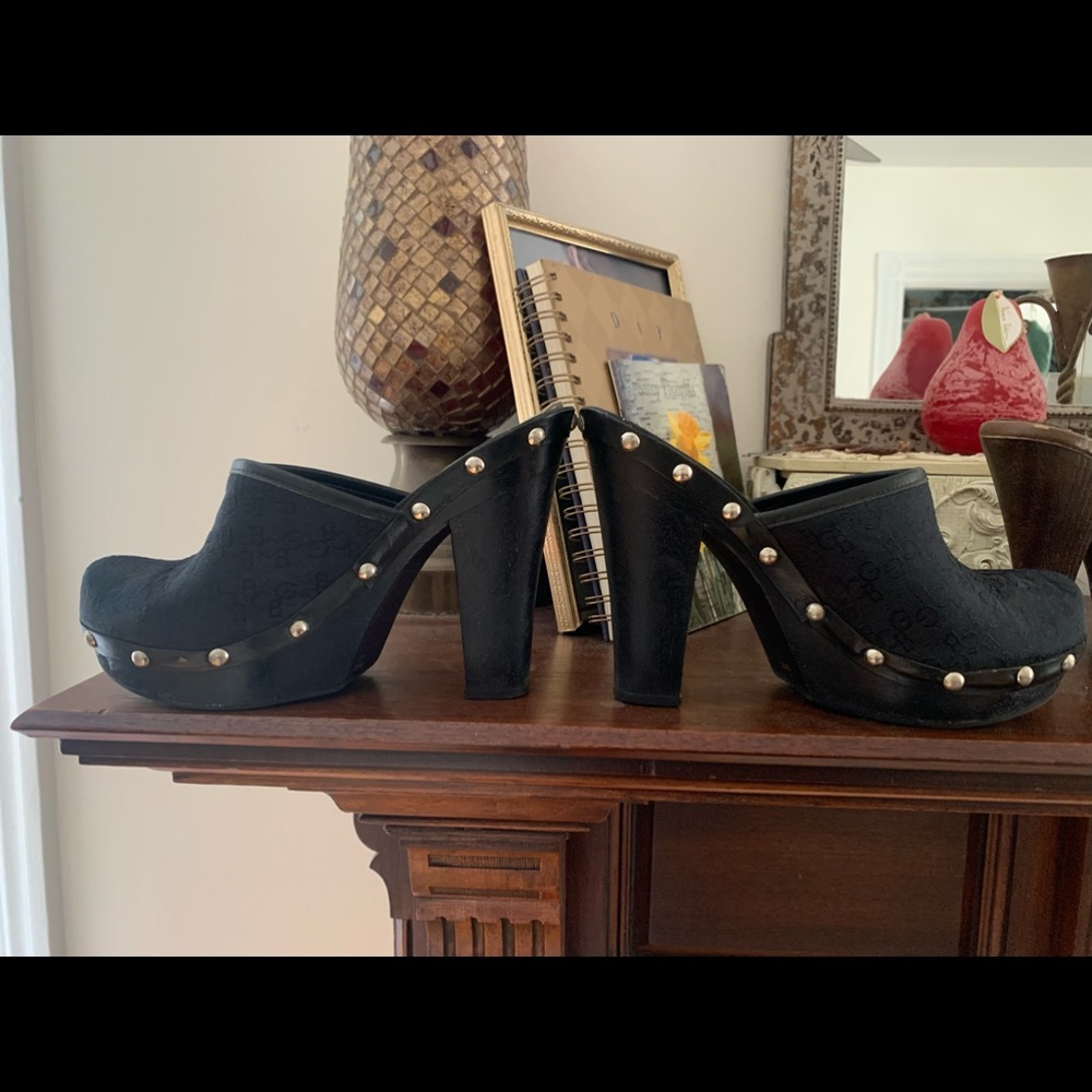 BCBGirls Black Clogs